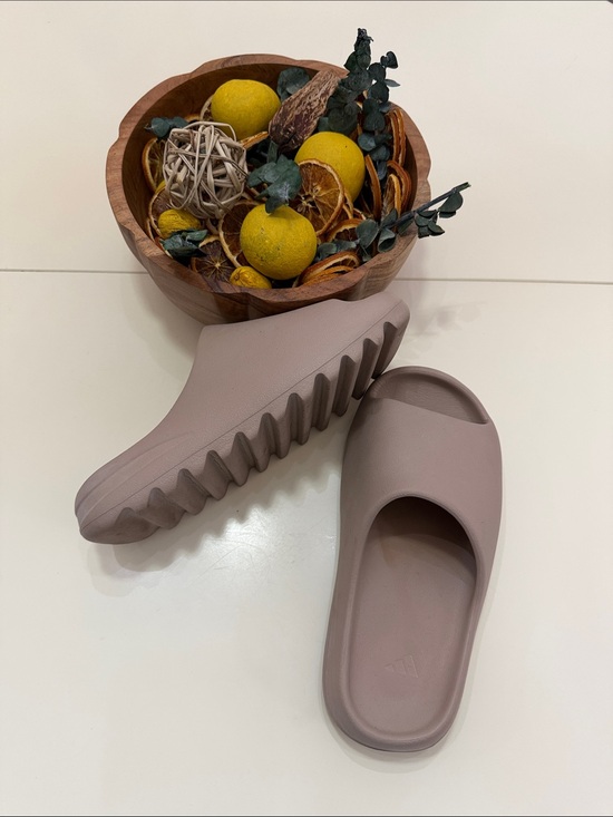 Yeezy Shoes - Yeezy Taupe Slide Sandals for Women